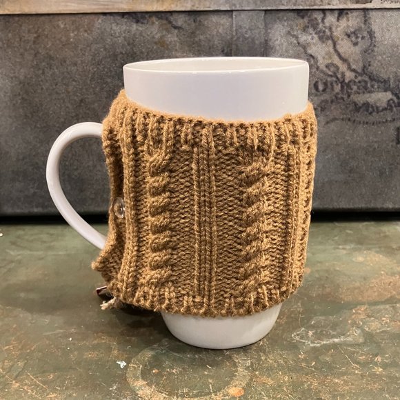 Warm Wishes Taupe 18oz Sweater Mug - Picture 3 of 7